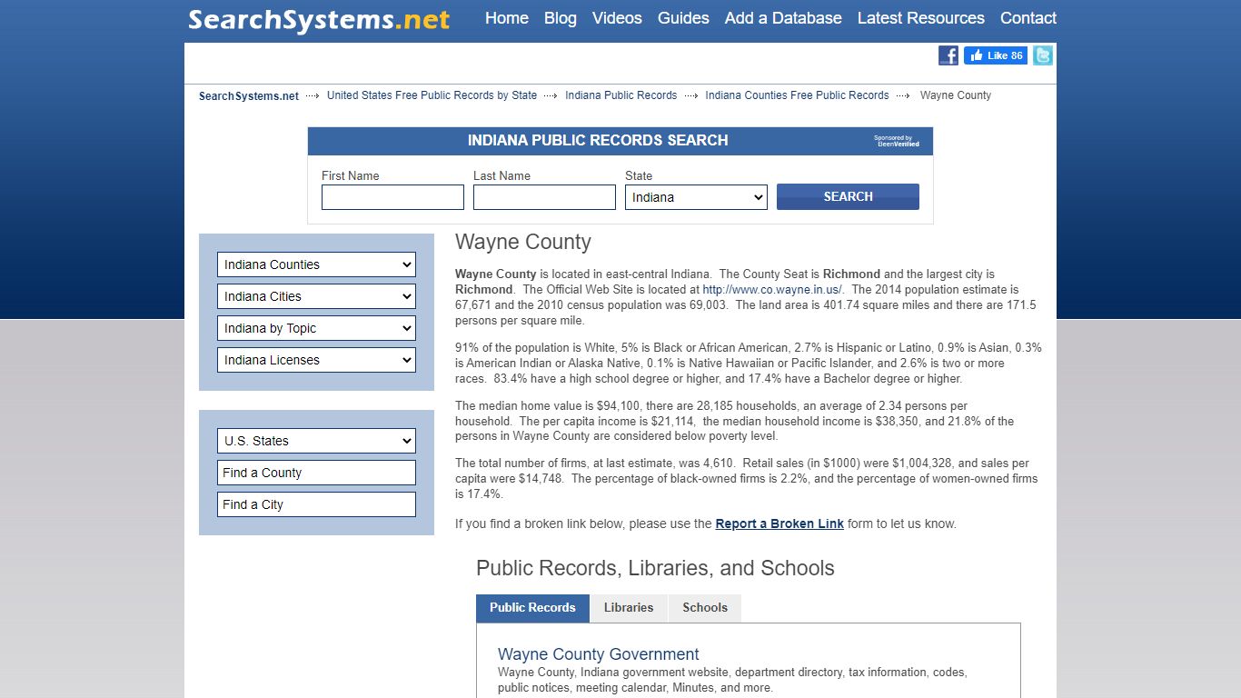 Wayne County Criminal and Public Records
